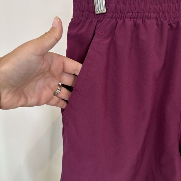 Under Armour Project Rock Shorts Men's Medium Purple Ultimate 5" Training Gym - Picture 3 of 11